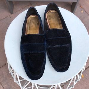 Zara velvet loafers